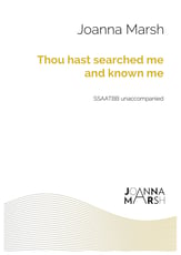Thou hast searched me and known me SATB choral sheet music cover